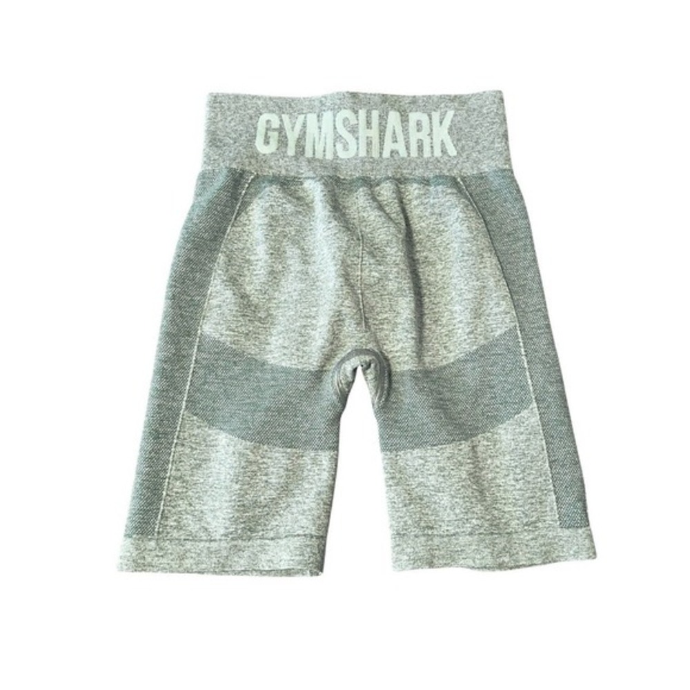 Gymshark Womens Compression Shorts Size S Green High Waist‎ Compression Athletic